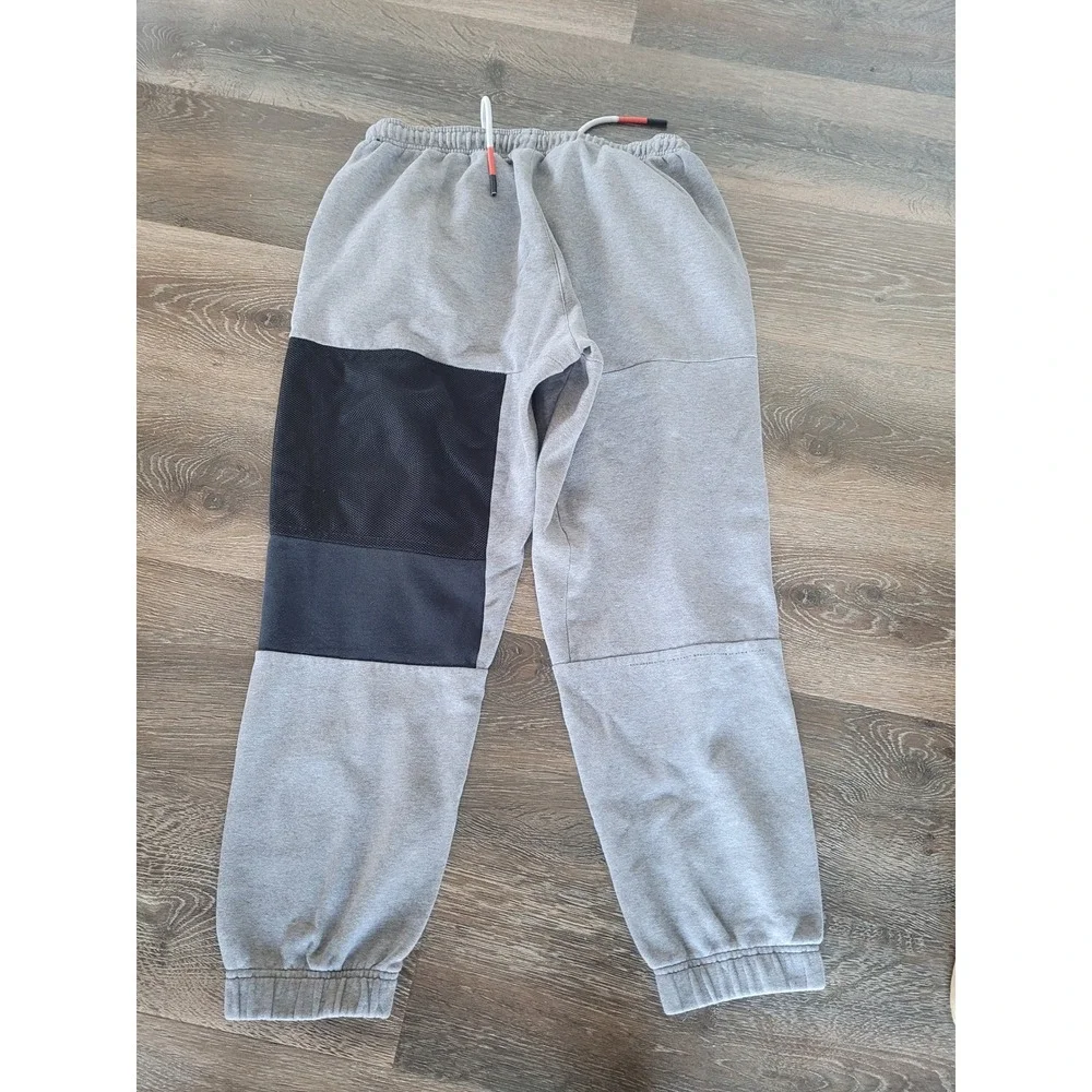 Nike Kyrie Irving Sweatpants Gray Mesh Pocket Drawstring Basketball Boys‎ #9